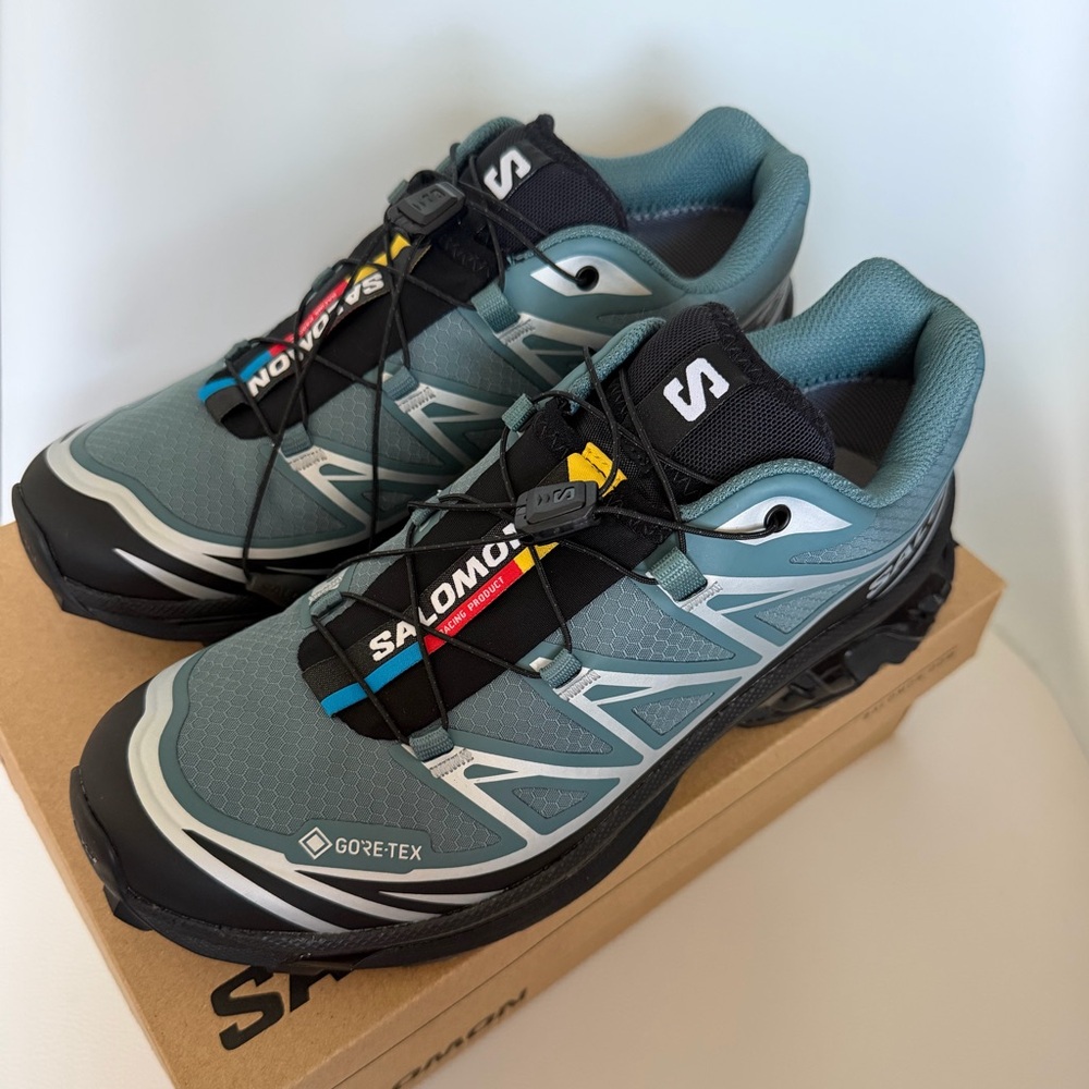NWT Salomon XT-6 Gore-Tex "North Atlantic" Sneakers Women's 7 / Men's 6